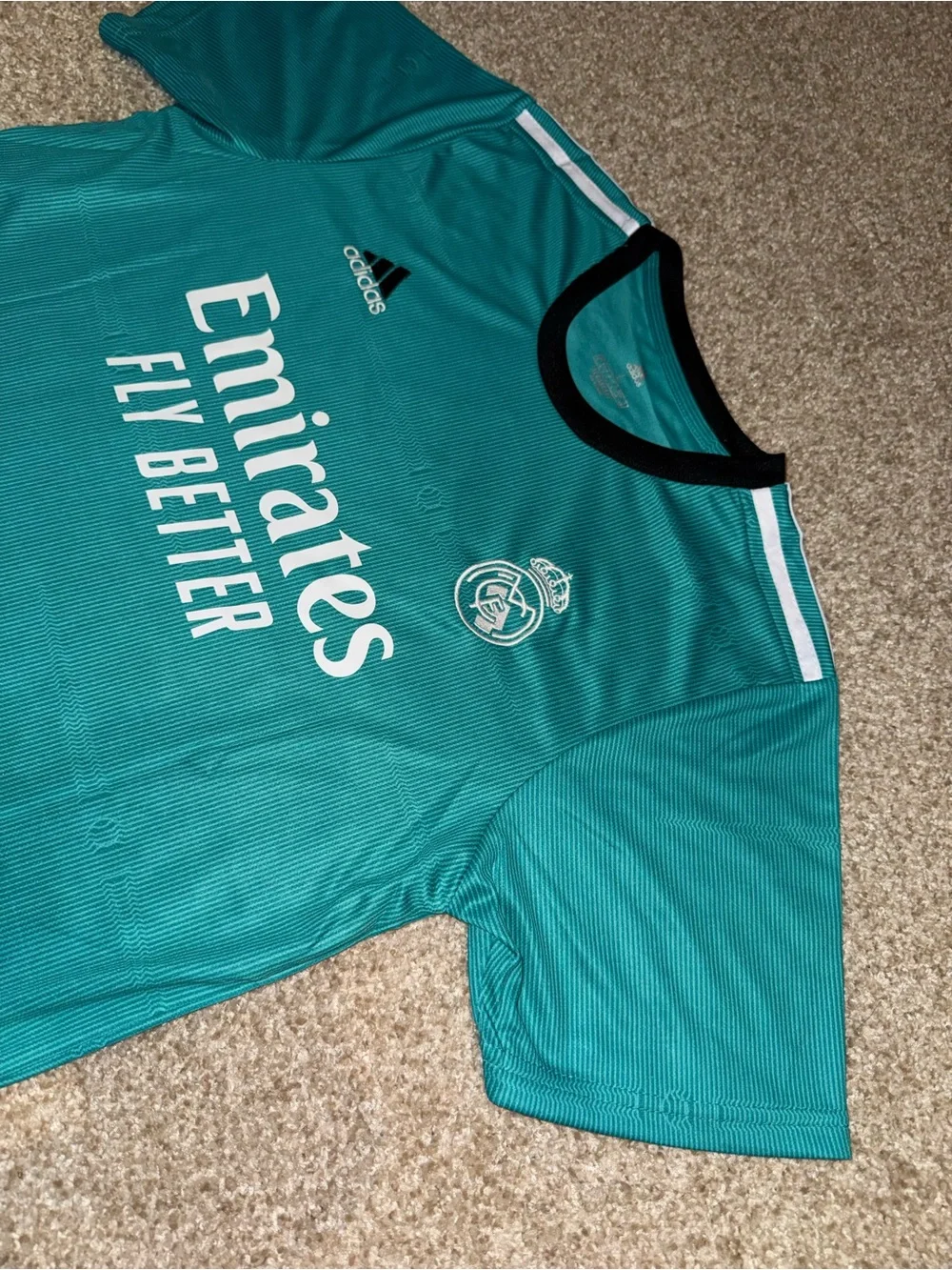 Adidas Real Madrid 2021-2022 Vini Jr. #20 Men’s Third Soccer Jersey 🆕